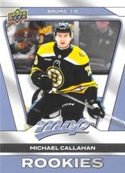 2025-26 Upper Deck MVP Base Set Michael Callahan #227 card