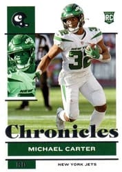 2021 Panini Chronicles Base Set Michael Carter #87 card