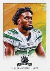 2021 Panini Chronicles Gridiron Kings Michael Carter #GK-14 card