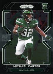 2021 Panini Chronicles Prizm Black Michael Carter #PB-20 card