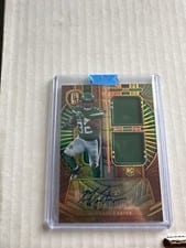 2021 Panini Gold Standard Rookie Jersey Autographs Double Michael Carter #260 card