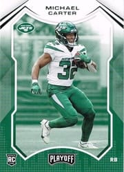 2021 Panini Playoff Base Set Michael Carter #229 card