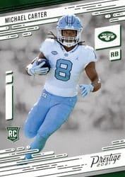 2021 Panini Prestige Base Set Michael Carter #218 card