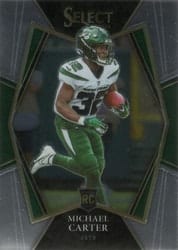 2021 Panini Select Base Set Michael Carter #171 card