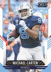 2021 Score Base Set Michael Carter #316 card