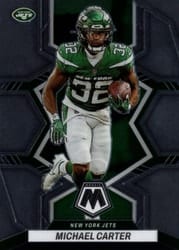 2022 Panini Mosaic Base Set Michael Carter #152 card