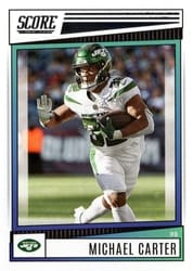 2022 Score Base Set Michael Carter #296 card