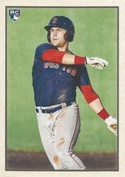 2019 Bowman Heritage Base Set Michael Chavis #53VR-17 card
