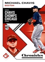 2019 Panini Chronicles Base Set Michael Chavis #46 card