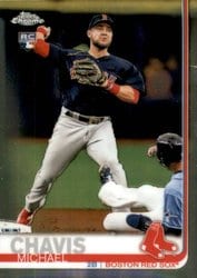 2019 Topps Chrome Update Base Set Michael Chavis #27 card