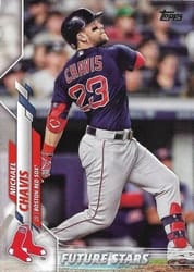 2020 Topps Base Set Michael Chavis #130 card