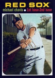 2020 Topps Heritage Base Set Michael Chavis #500 card