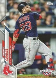 2020 Topps Opening Day Base Set Michael Chavis #140 card