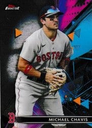2021 Finest Base Set Michael Chavis #107 card