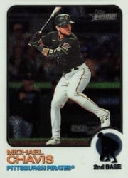 2022 Topps Heritage Chrome Michael Chavis #564 card