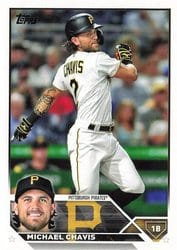 2023 Topps Base Set Michael Chavis #170 card