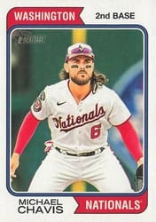2023 Topps Heritage Base Set Michael Chavis #604 card