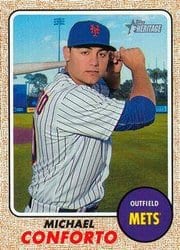2017 Topps Heritage Base Set Michael Conforto #232 card