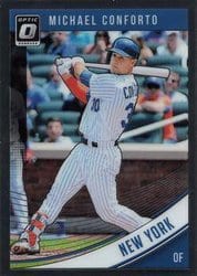 2018 Donruss Optic Base Set Michael Conforto #111 card