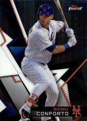 2018 Finest Base Set Michael Conforto #114 card