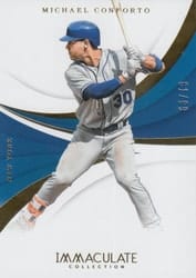 2018 Panini Immaculate Collection Base Set Michael Conforto #145 card