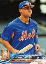 2018 Topps Base Set Michael Conforto #88 card