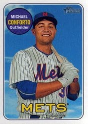2018 Topps Heritage Base Set Michael Conforto #364 card