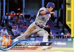 2018 Topps MLB All-Star Game Medallions Michael Conforto #ASTM-MC card