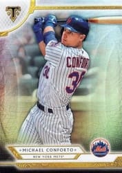 2018 Topps Triple Threads Base Set Michael Conforto #40 card