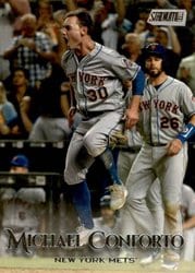 2019 Stadium Club Base Set Michael Conforto #112 card