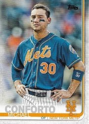 2019 Topps Base Set Michael Conforto #109 card
