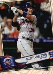 2019 Topps Big League Base Set Michael Conforto #181 card