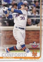 2019 Topps Opening Day Base Set Michael Conforto #189 card