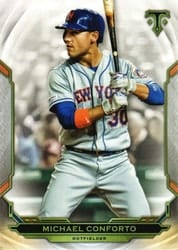 2019 Topps Triple Threads Base Set Michael Conforto #98 card