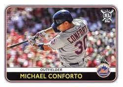 2020 Topps Big League Base Set Michael Conforto #100 card