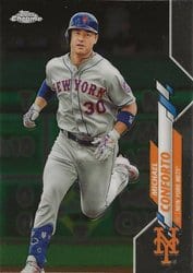 2020 Topps Chrome Base Set Michael Conforto #35 card