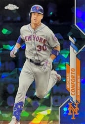 2020 Topps Chrome Sapphire Edition Base Set Michael Conforto #75 card