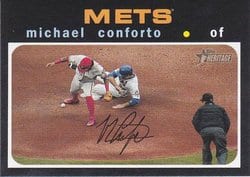 2020 Topps Heritage Base Set Michael Conforto #310 card