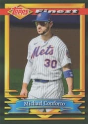 2021 Finest Flashbacks Base Set Michael Conforto #74 card