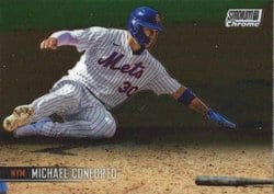 2021 Stadium Club Chrome Base Set Michael Conforto #163 card