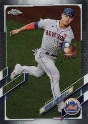 2021 Topps Chrome Base Set Michael Conforto #213 card
