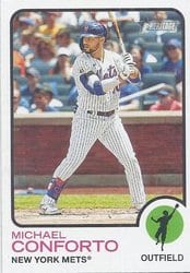 2022 Topps Heritage Base Set Michael Conforto #231 card