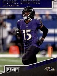 2018 Panini Playoff Base Set Michael Crabtree #16 card