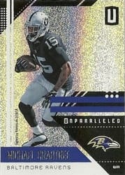 2018 Panini Unparalleled Base Set Michael Crabtree #15 card