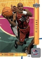 2001-02 Upper Deck Base Set Michael Curry #47 card