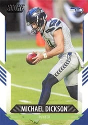 2021 Score Base Set Michael Dickson #272 card