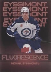 2022-23 Upper Deck Flourescence Gold Parallel Michael Eyssimont #F-46 card