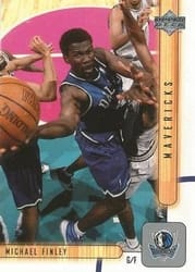 2001-02 Upper Deck Base Set Michael Finley #31 card