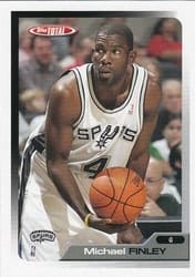 2005-06 Topps Total Base Set Michael Finley #322 card