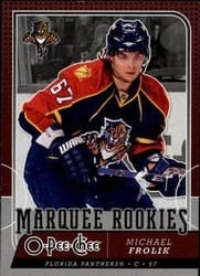 2008-09 O-Pee-Chee Base Set Michael Frolik #763 card